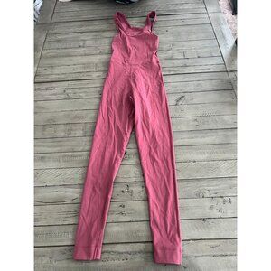 SET ACTIVE Sport Body Mauve Pink Sleeveless Jumpsuit Onesie Size XS
